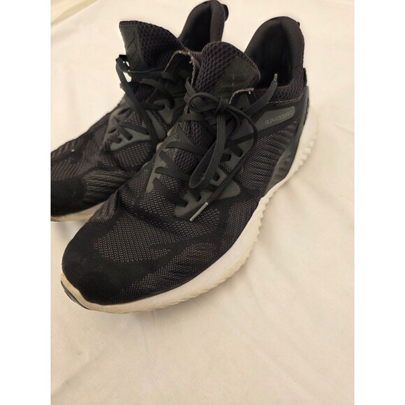 Men's Adidas AlphaBounce Continental Size 11 Black HWA1Y3001 Running Shoes - Picture 3 of 14